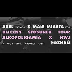 Bilety na koncert Małe Miasta + Abel Uliczny Stosunek Tour 2016 w Poznaniu - 06-05-2016
