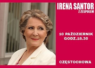 Bilety na koncert Irena Santor z zespołem w Częstochowie - 10-10-2016