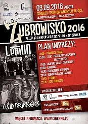 Bilety na koncert Żubrowisko - LemON, Acid Drinkers, Laureat 2015 - DIMENSION, ŁAMIŁUKI w Pszczynie - 03-09-2016