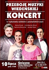 Bilety na koncert Przeboje Muzyki Wiedeńskiej - Koncert operetkowy w wykonaniu solistów poznańskich scen w Gnieźnie - 10-07-2016
