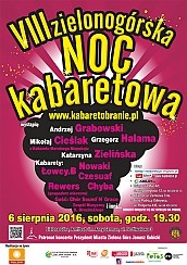 Bilety na kabaret branie 2016 - VIII Zielonogórska Noc Kabaretowa z Polsatem w Zielonej Górze - 06-08-2016
