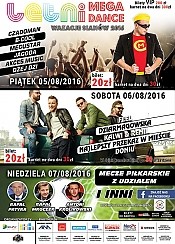 Bilety na koncert Letni Mega Dance Wakacje 2016 - Sianowski Letni Mega Dance Wakacje 2016 - KARNET DWUDNIOWY w Sianowie - 05-08-2016