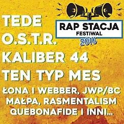 Bilety na Rap Stacja Festiwal - Dzień 3 - Tede, Ten Typ Mes, Kaliber 44, Łona i Webber, Abel, Antone