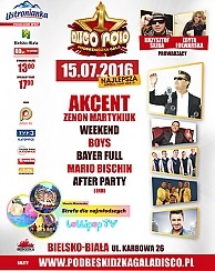 Bilety na koncert I Podbeskidzka Gala Disco Polo w Bielsku-Białej - 15-07-2016