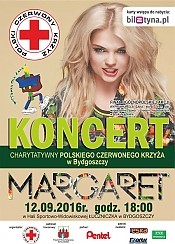 Bilety na koncert Charytatywny Polskiego Czerwonego Krzyża "Wyprawka dla Żaka" - Wystąpi Margaret w Bydgoszczy - 12-09-2016