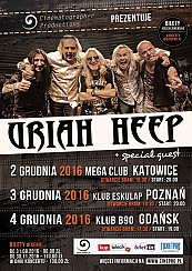 Bilety na koncert Uriah Heep - weterani hard rocka powracają do Polski! w Poznaniu - 03-12-2016