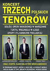 Bilety na koncert Trzech Tenorów - Wybitni Soliści Polskich Scen Muzycznych w Kielcach - 11-12-2016