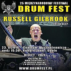 Bilety na koncert Drum Fest: Russell Gilbrook - recital solo w Opolu - 23-10-2016