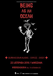 Bilety na koncert BEING AS AN OCEAN + BURNING DOWN ALASKA + CAPSIZE + CASEY | 22.11.2016 | WARSZAWA - 22-11-2016