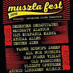 Bilety na koncert Muszla Fest 2016 - Pole namiotowe w Bydgoszczy - 19-08-2016