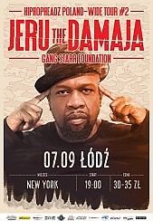Bilety na koncert Jeru The Damaja reprezentanta GANG STARR FOUNDATION Łódź - 07-09-2016