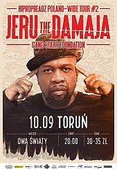 Bilety na koncert Jeru The Damaja reprezentanta GANG STARR FOUNDATION Toruń - 10-09-2016