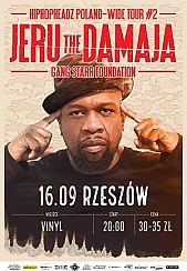 Bilety na koncert Jeru The Damaja reprezentanta GANG STARR FOUNDATION Rzeszów - 16-09-2016