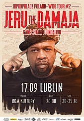 Bilety na koncert Jeru The Damaja reprezentanta GANG STARR FOUNDATION Lublin - 17-09-2016