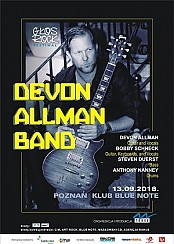 Bilety na koncert DEVON  ALLMAN  z zespołem w Poznaniu - 13-09-2016