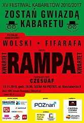 Bilety na kabaret I eliminacja XV Festiwalu "Zostań Gwiazdą Kabaretu" w Poznaniu - 18-11-2016