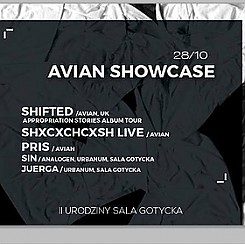 Bilety na koncert Avian Showcase: 2 Urodziny Sala Gotycka we Wrocławiu - 28-10-2016