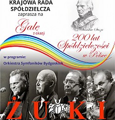 Bilety na koncert 200 lat Spółdzielczości w Polsce: Żuki i Orkiestra Symfoników Bydgoskich w Bydgoszczy - 28-10-2016