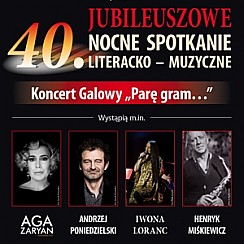 Bilety na koncert 40 Jubileuszowe Nocne Spotkanie Literacko-Muzyczne we Wrocławiu - 18-11-2016