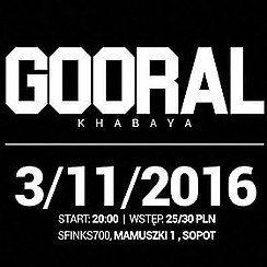 Bilety na koncert Gooral - premiera płyty "Khabaya" w Sopocie - 03-11-2016