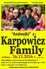 Bilety na koncert Karpowicz Family  - gala śląska w Inowrocławiu - 26-11-2016