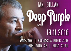 Bilety na koncert Ian Gillan sings Deep Purple w Warszawie - 19-11-2016