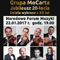 Bilety na koncert Grupa MoCarta - Jubileusz 20 lecia - Dzieła wybrane z XX lat we Wrocławiu - 22-01-2017