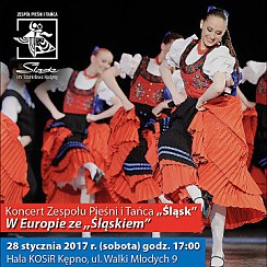 Bilety na koncert ŚLĄSK - Zespół Pieśni i Tańca w Kępnie - 28-01-2017