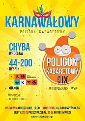 Bilety na kabaret Karnawałowy Poligon Kabaretowy we Wrocławiu - 08-01-2017