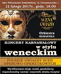 Bilety na koncert karnawałowy w stylu weneckim w Krakowie - 12-02-2017