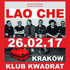 Bilety na koncert Lao Che w Krakowie - 26-02-2017
