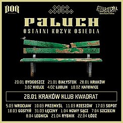 Bilety na koncert Paluch, Ostatni Krzyk Osiedla, Kraków - 28-01-2017