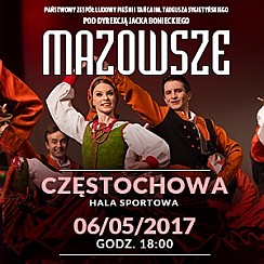 Bilety na koncert Wielka Gala Zespołu Mazowsze w Częstochowie - 06-05-2017