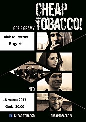 Bilety na koncert Cheap Tobacco w Gomunicach - 18-03-2017