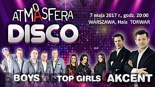 Bilety na koncert Disco ATMASFERA  - Atmasfera DISCO: Weekend , Piękni i Młodzi  w Warszawie - 07-05-2017