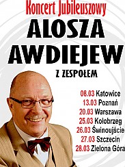 Bilety na koncert Alosza Awdiejew z Zespołem - Koncert Jubileuszowy w Szczecinie - 27-03-2017