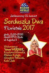 Bilety na koncert 
            
                Serduszka dwa 2017            
         w Opolu - 09-04-2017