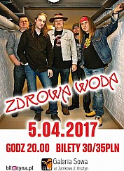 Bilety na koncert Zdrowa Woda w Olsztynie - 05-04-2017