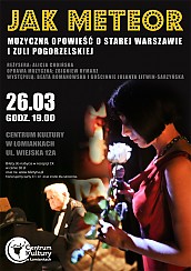Bilety na koncert JAK METEOR w Łomiankach - 26-03-2017