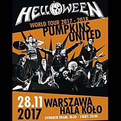Bilety na koncert HELLOWEEN Pumpkins United w Warszawie - 28-11-2017