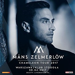 Bilety na koncert Mans Zelmerlow - Scena główna w Warszawie - 30-04-2017
