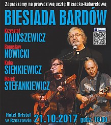 Bilety na koncert Biesiada Bardów - Prawdziwa uczta literacko-kabaretowa BIESIADA BARDÓW w Rzeszowie - 21-10-2017