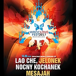 Bilety na koncert Lao Che, Jelonek, Nocny Kochanek, Mesajah we Wrocławiu - 16-06-2017