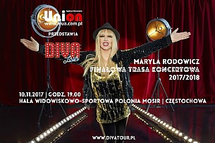 Bilety na koncert Maryla Rodowicz Diva Tour Częstochowa - gościnnie Łukasz Golec i Paweł Golec - 10-11-2017