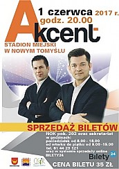 Bilety na koncert AKCENT w Nowym Tomyślu - 01-06-2017