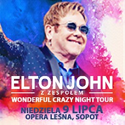 Bilety na koncert Elton John z zespołem - "Wonderful Crazy Night Tour" w Sopocie - 09-07-2017