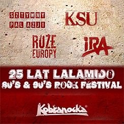 Bilety na 25 lat LALAMIDO - 80's & 90's ROCK FESTIVAL