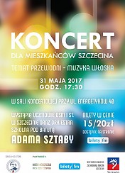 Bilety na koncert dla mieszkańców Szczecina - 31-05-2017