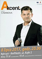 Bilety na koncert Akcent oraz support Casanova w Kętrzynie - 08-07-2017