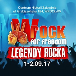 Bilety na koncert wROCK for Freedom: Legendy Rocka we Wrocławiu - 01-09-2017